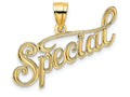 FJC Finejewelers 14k Yellow Gold Polished Textured Special Charm
