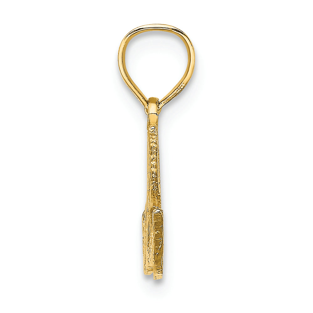 FJC Finejewelers 14k Yellow Gold Polished Happy Anniversary Charm
