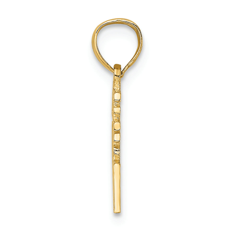 FJC Finejewelers 14k Yellow Gold Live  Laugh  Love Charm