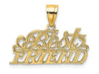 FJC Finejewelers 14k Yellow Gold Best Friend Charm