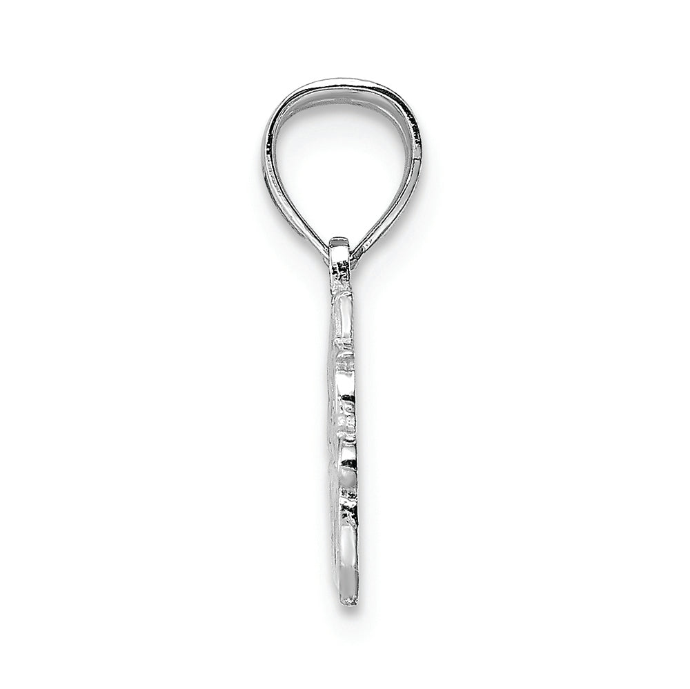 FJC Finejewelers 14k White Gold Best Friend Charm
