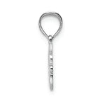 FJC Finejewelers 14k White Gold Best Friend Charm