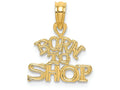 FJC Finejewelers 14k Yellow Gold Born To Shop Charm