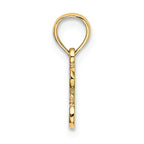 FJC Finejewelers 14k Polished Textured I Love Gold Charm