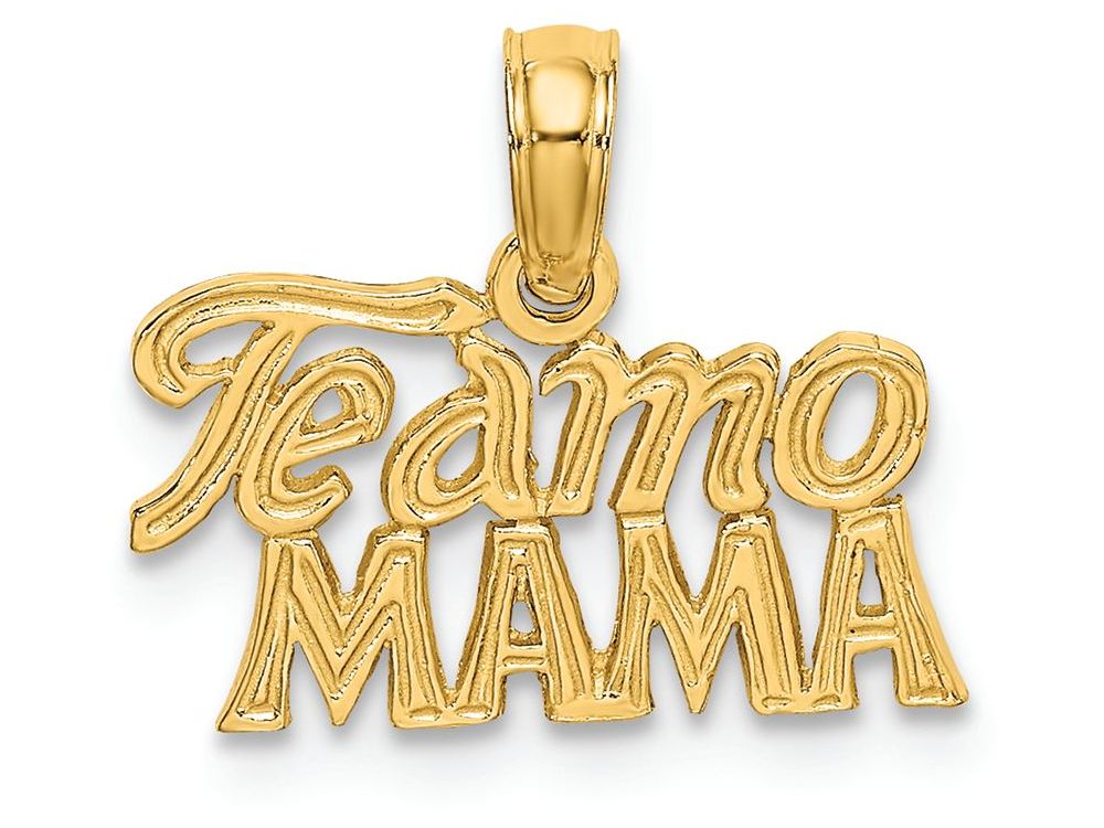 FJC Finejewelers 14k Yellow Gold Teamo Mama Charm