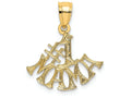 FJC Finejewelers 14k Yellow Gold #1 Mama Charm