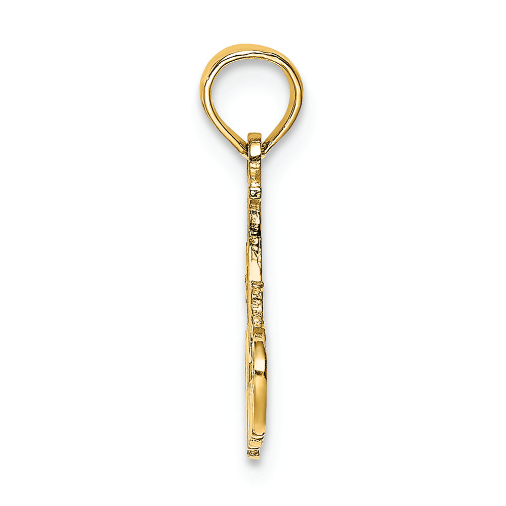 FJC Finejewelers 14k Yellow Gold #1 Mom Charm