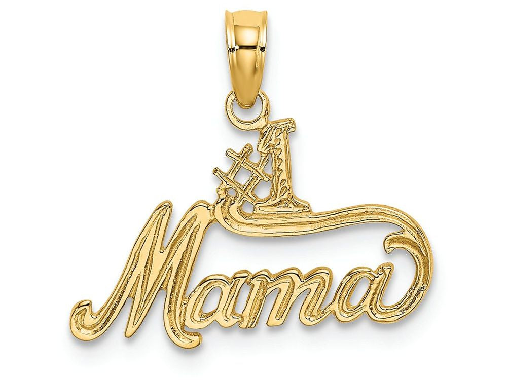 FJC Finejewelers 14k Yellow Gold #1 Mama Charm