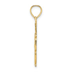 FJC Finejewelers 14k Yellow Gold #1 Mom Vertical Charm