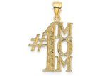 FJC Finejewelers 14k Yellow Gold #1 Mom Vertical Charm