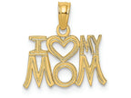 FJC Finejewelers 14k Yellow Gold I Heart My Mom Charm