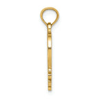 FJC Finejewelers 14k Yellow Gold #1 Mother In Heart Frame Charm