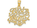 FJC Finejewelers 14k Yellow Gold Best Mom Charm