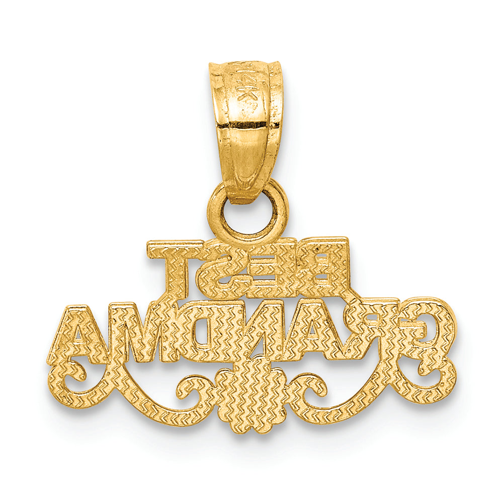 FJC Finejewelers 14k Yellow Gold Best Grandma Charm