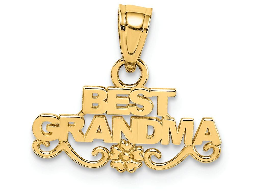 FJC Finejewelers 14k Yellow Gold Best Grandma Charm
