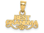 FJC Finejewelers 14k Yellow Gold Best Grandma Charm