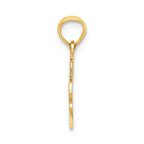 FJC Finejewelers 14k Yellow Gold #1 Nana Script Charm