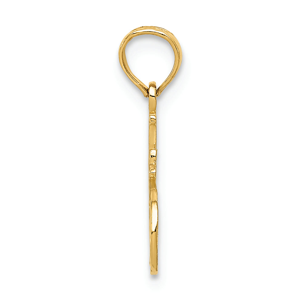 FJC Finejewelers 14k Yellow Gold #1 Godmother Charm