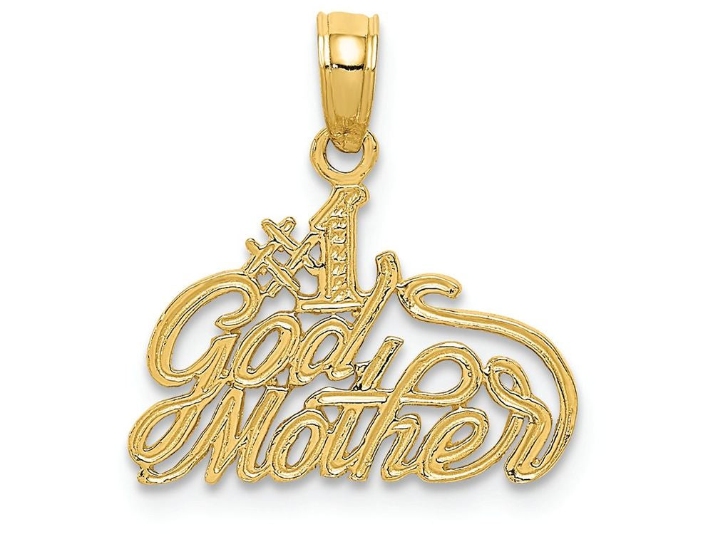 FJC Finejewelers 14k Yellow Gold #1 Godmother Charm