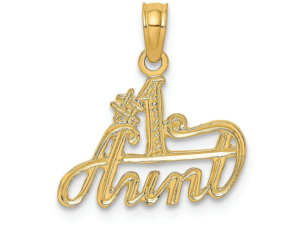 FJC Finejewelers 14k Yellow Gold #1 Aunt Charm