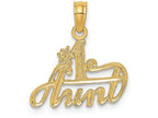 FJC Finejewelers 14k Yellow Gold #1 Aunt Charm