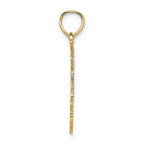 FJC Finejewelers 14k Yellow Gold #1 Niece In Heart Charm