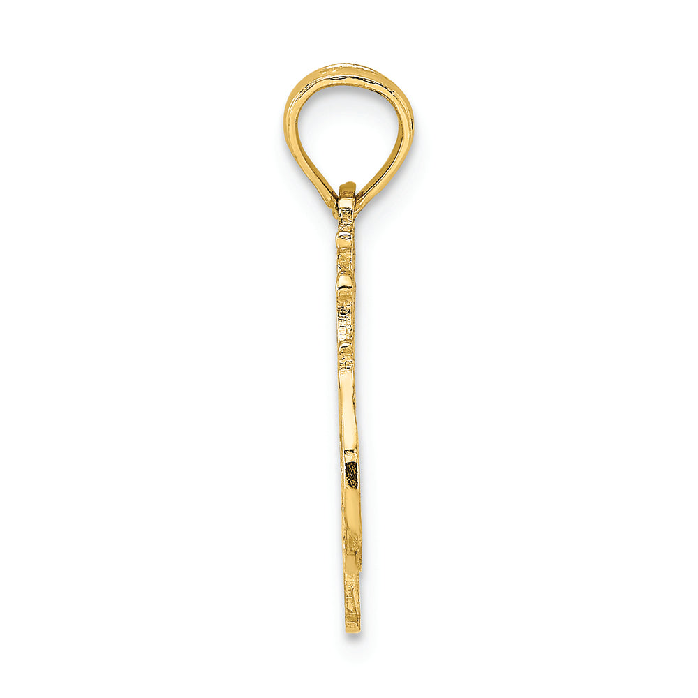 FJC Finejewelers 14k Yellow Gold #1 Wife Charm