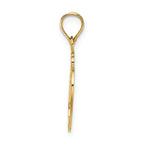 FJC Finejewelers 14k Yellow Gold #1 Sister In Heart Charm