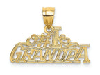 FJC Finejewelers 14k Yellow Gold #1 Grandpa Charm