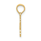 FJC Finejewelers 14k Yellow Gold #1 Princess Charm