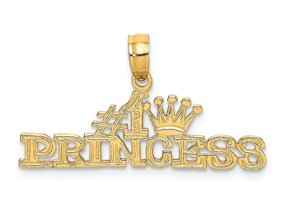 FJC Finejewelers 14k Yellow Gold #1 Princess Charm