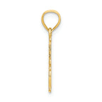 FJC Finejewelers 14k Yellow Gold #1 Nina Charm