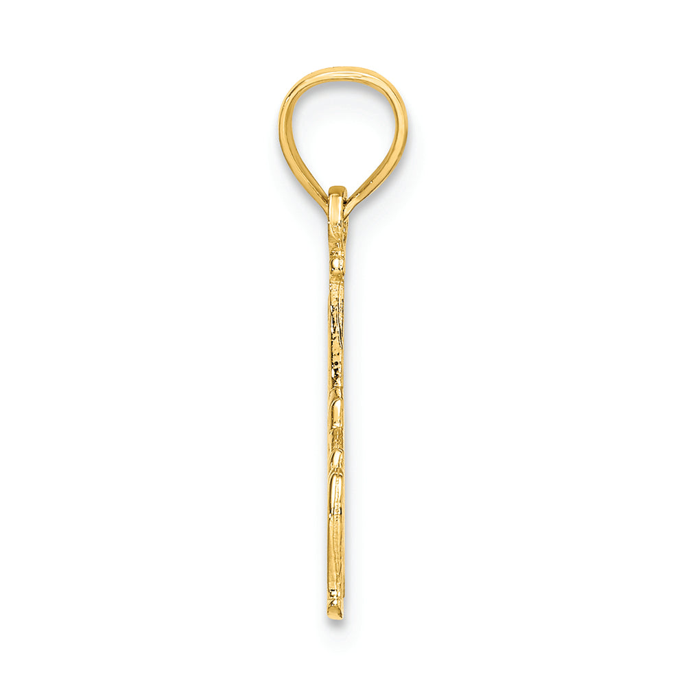 FJC Finejewelers 14k Yellow Gold #1 Nina Charm