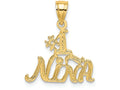 FJC Finejewelers 14k Yellow Gold #1 Nina Charm