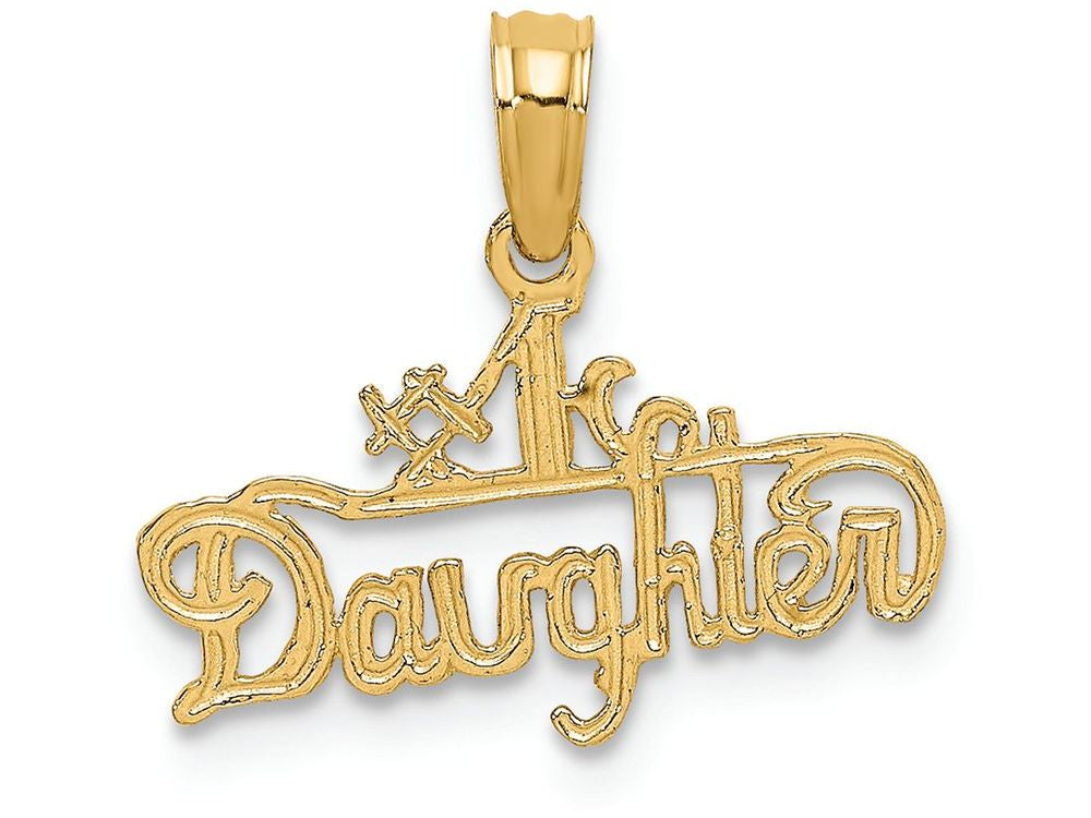 FJC Finejewelers 14k Yellow Gold #1 Daughter Charm