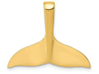 FJC Finejewelers 14k Yellow Gold Whale Tail Chain Slide Charm