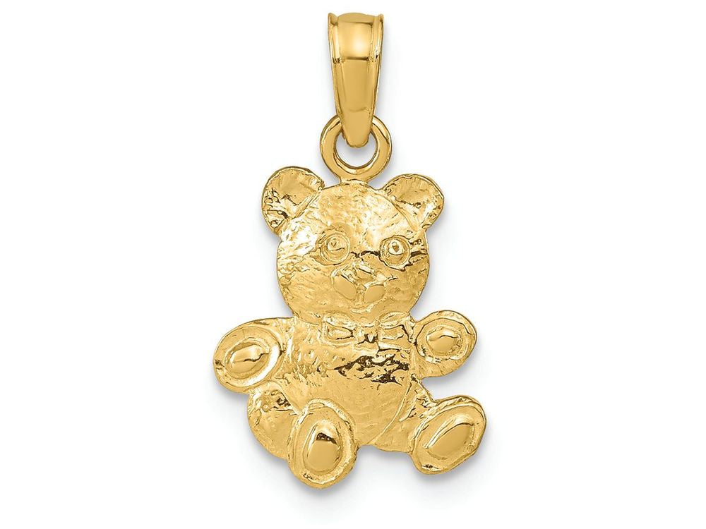 FJC Finejewelers 14k Yellow Gold  Teddy Bear Charm
