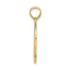 FJC Finejewelers 14k Yellow Gold Good Luck with Horseshoe And Clover Charm