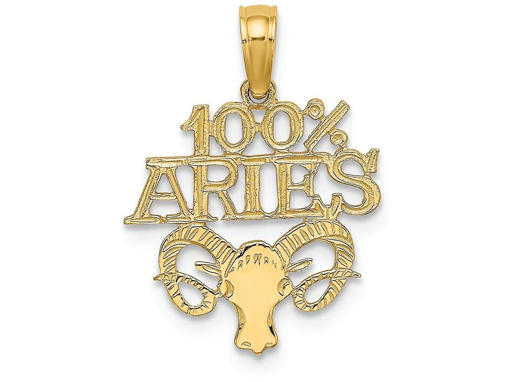 FJC Finejewelers 14k Yellow Gold 100% Aries Charm