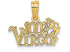 FJC Finejewelers 14k Yellow Gold 100% Virgo Charm