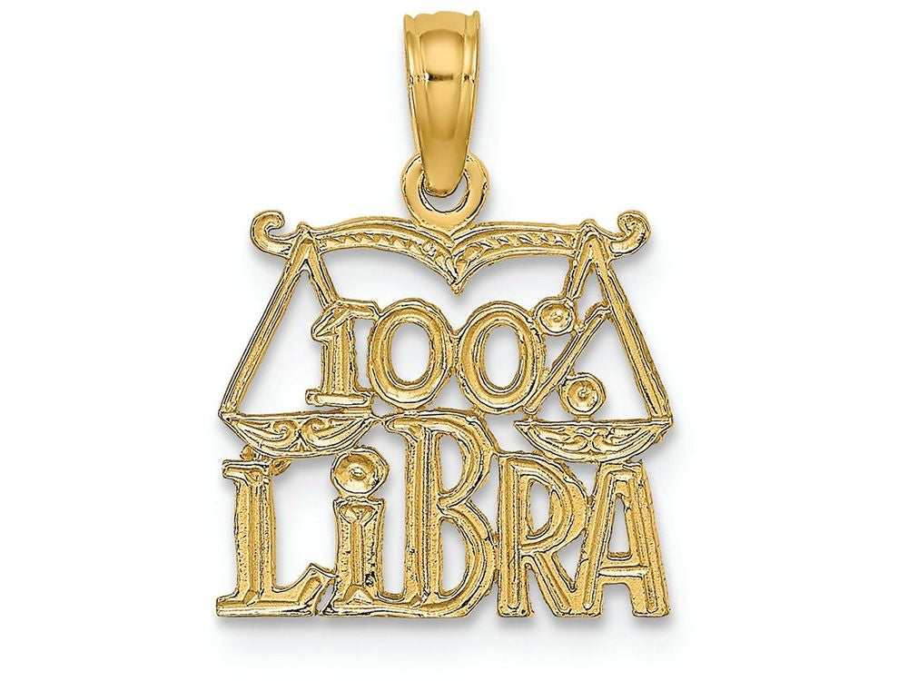 FJC Finejewelers 14k Yellow Gold 100% Libra Charm