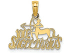 FJC Finejewelers 14k Yellow Gold 100% Sagittarius Charm