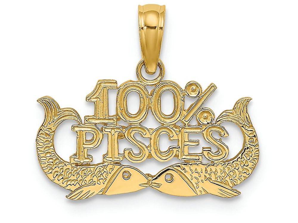 FJC Finejewelers 14k Yellow Gold 100% Pisces Charm