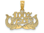 FJC Finejewelers 14k Yellow Gold 100% Pisces Charm