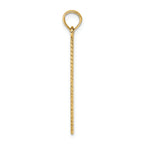 FJC Finejewelers 14k Yellow Gold Six Inch Ruler Charm