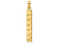 FJC Finejewelers 14k Yellow Gold Six Inch Ruler Charm