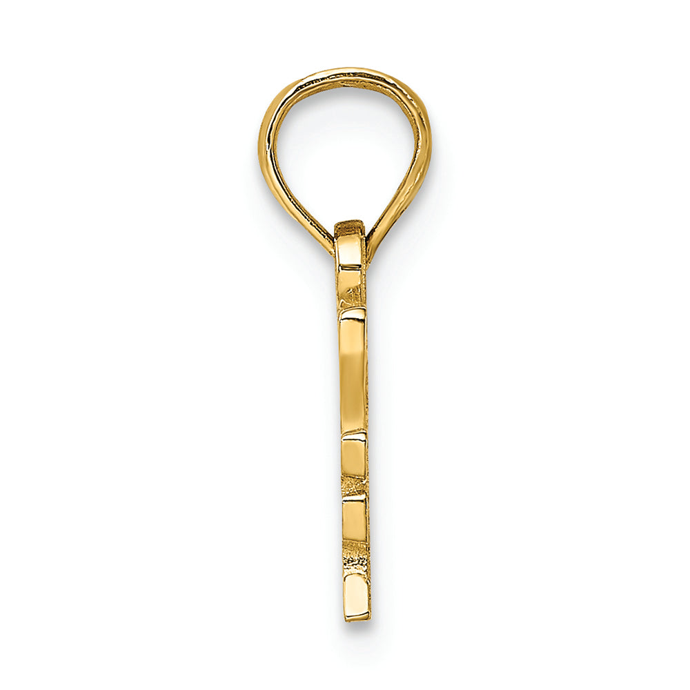 FJC Finejewelers 14k Yellow Gold I Heart My Detective Charm