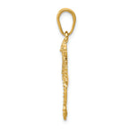 FJC Finejewelers 14k Yellow Gold Seahorse Charm