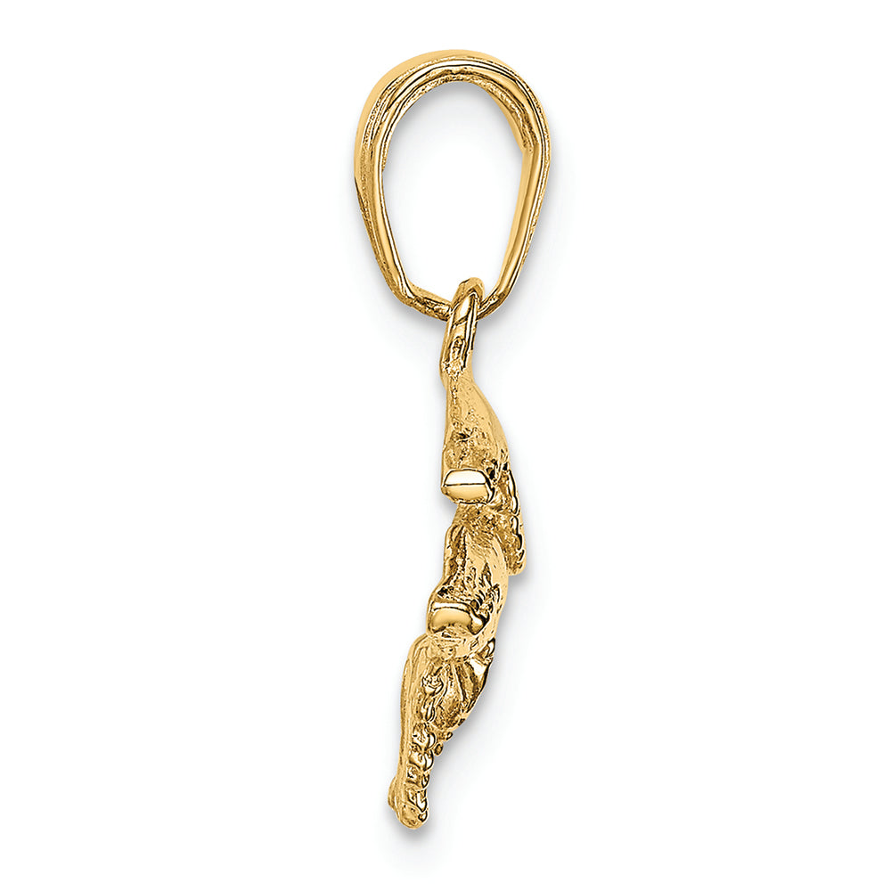 FJC Finejewelers 14k Yellow Gold Mother And Baby Humpback Whale Charm