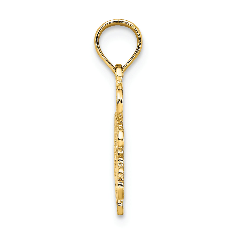 FJC Finejewelers 14k Yellow Gold I'd Rather Be Sailing Charm